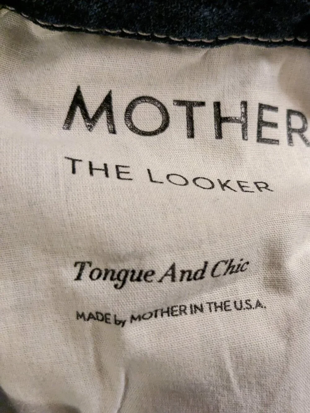 MOTHER Denim The Looker Ankle Skinny Jeans Sz 25 Tongue & Chic Mid Rise Stretch